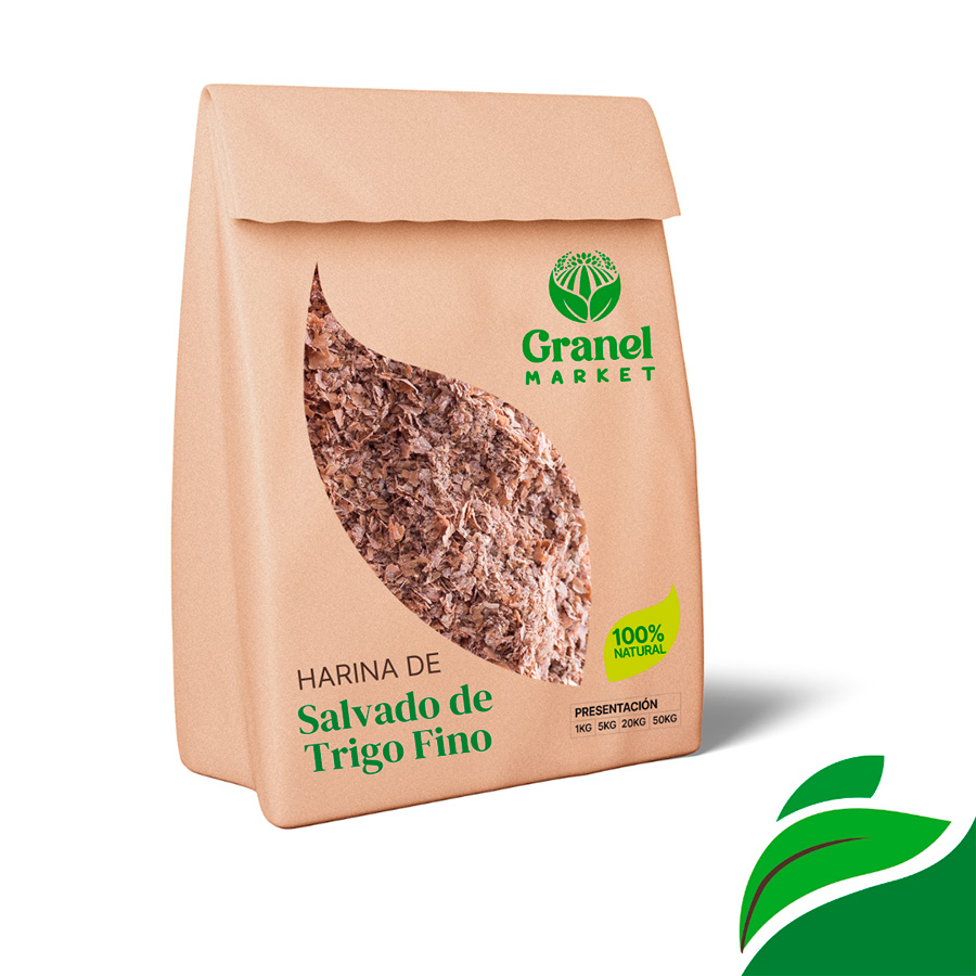 Harina de salvado de trigo fino