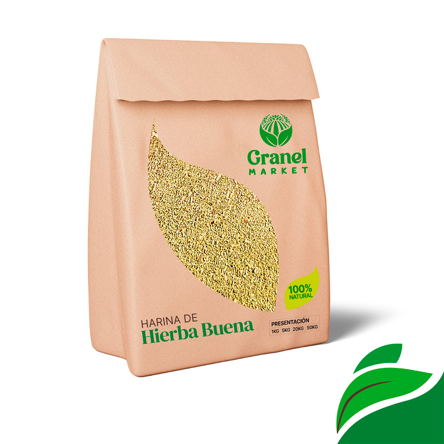 Harina de hierba buena