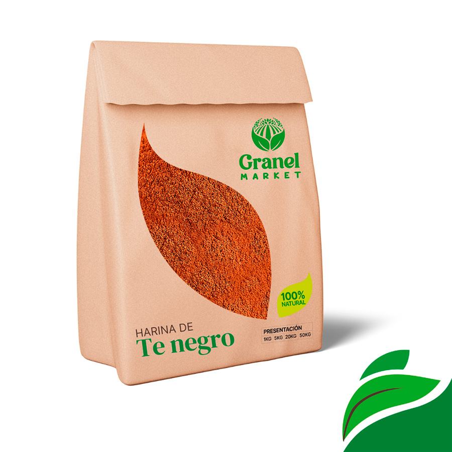 Harina de te negro